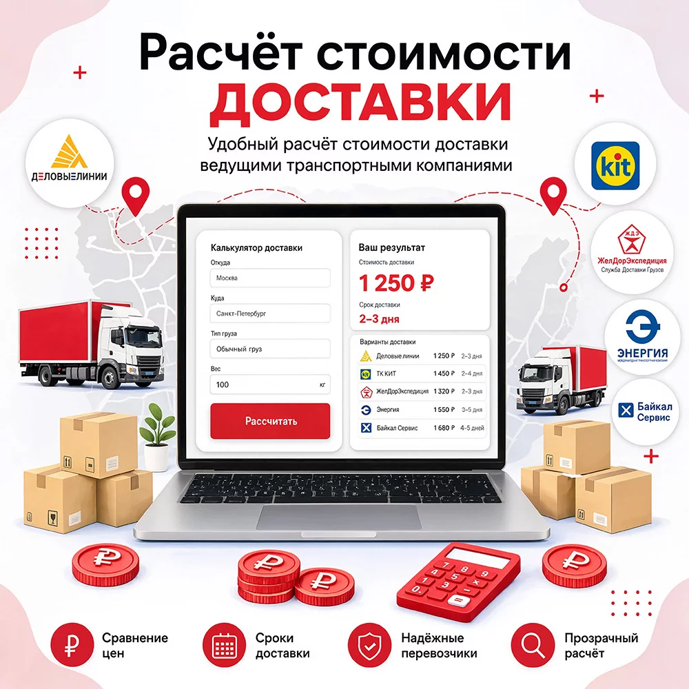 Расчет стоимости доставки